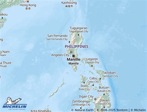MICHELIN Philippines map .